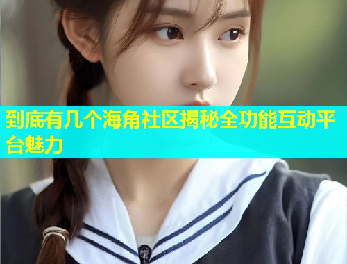 到底有几个海角社区揭秘全功能互动平台魅力  第1张